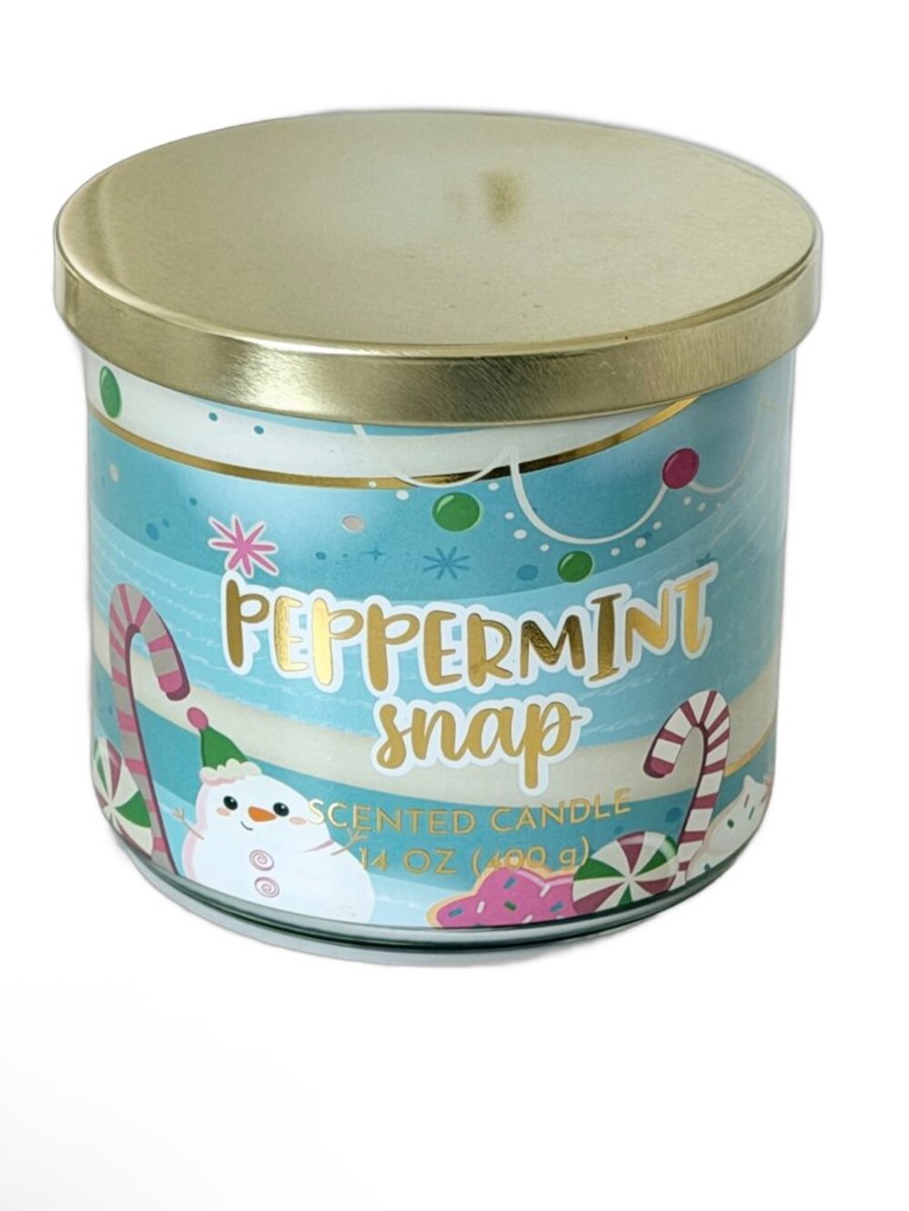 Peppermint Snap 3-Wick Candle (14 oz.) NWT